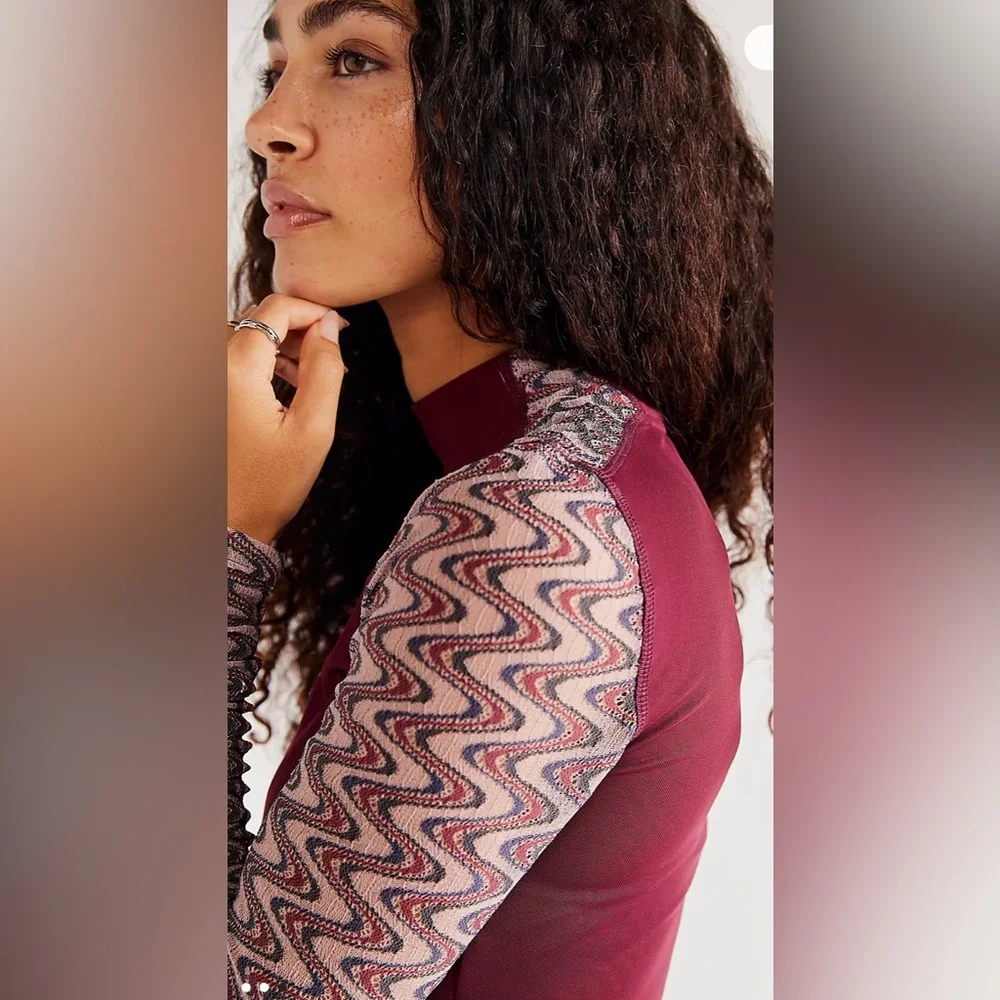 NWOT Free People Eve Top Size L